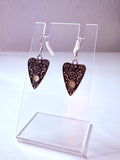 Metal Ouija Planchette Earrings