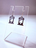 Metal mini Guillotine Earrings